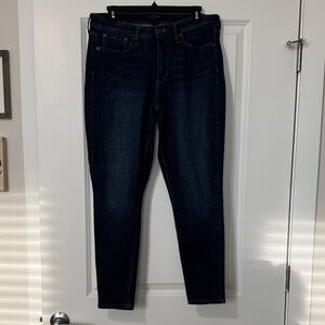Banana Republic Curvy Skinny Women's Dark Blue Jeans
